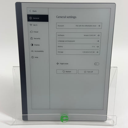 reMarkable 2 Paper Tablet 10.3" 8GB RM110 with Book Folio Case BUNDLE No Pen