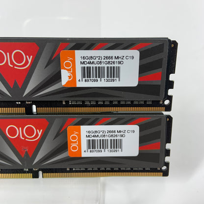 OLOy 16GB (2x8GB) RAM DDR4 2666MHz MD4MU81G82619D