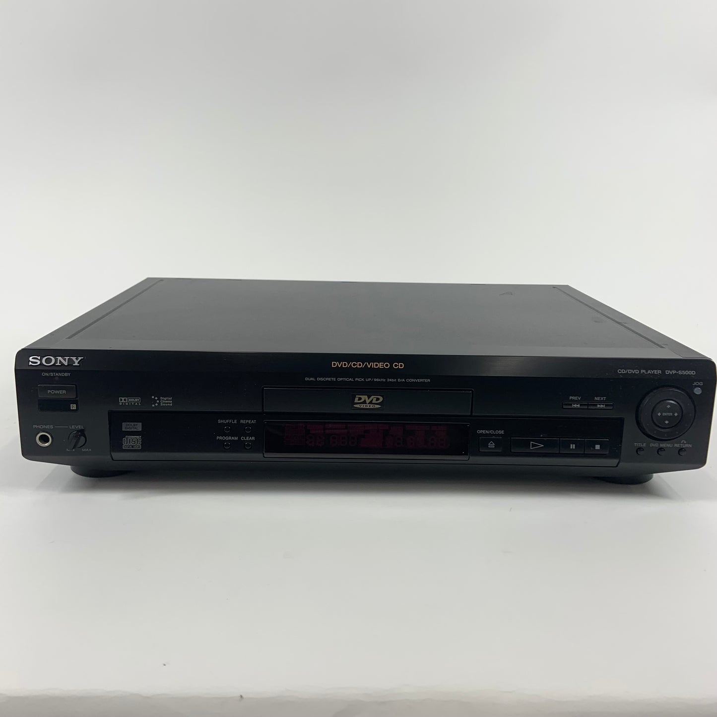 Sony DVP-S500D CD/DVD Player 5.1 Channel with Remote TESTED