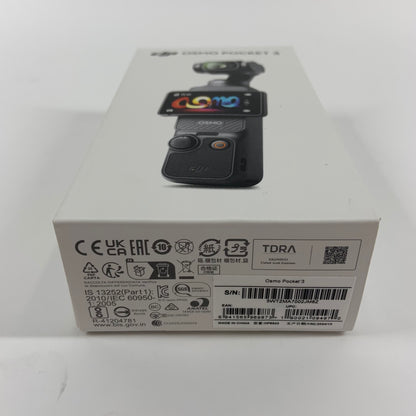DJI OSMO Pocket 3 9.4MP 4K Action Camera