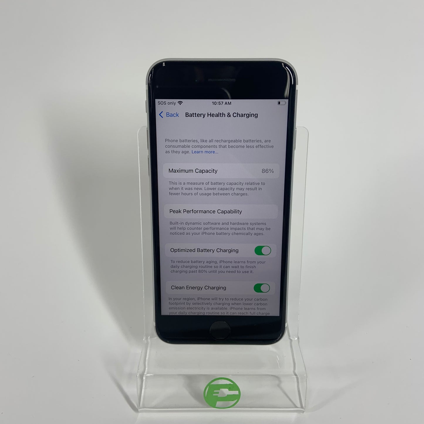 Unlocked Apple iPhone SE 2nd Gen 64GB White MX9A2LL/A