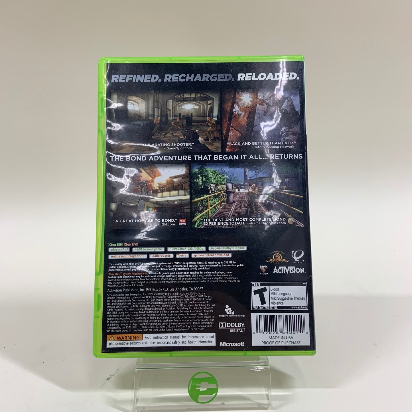 Golden eye reloaded 007 (Microsoft Xbox 360, 2010)