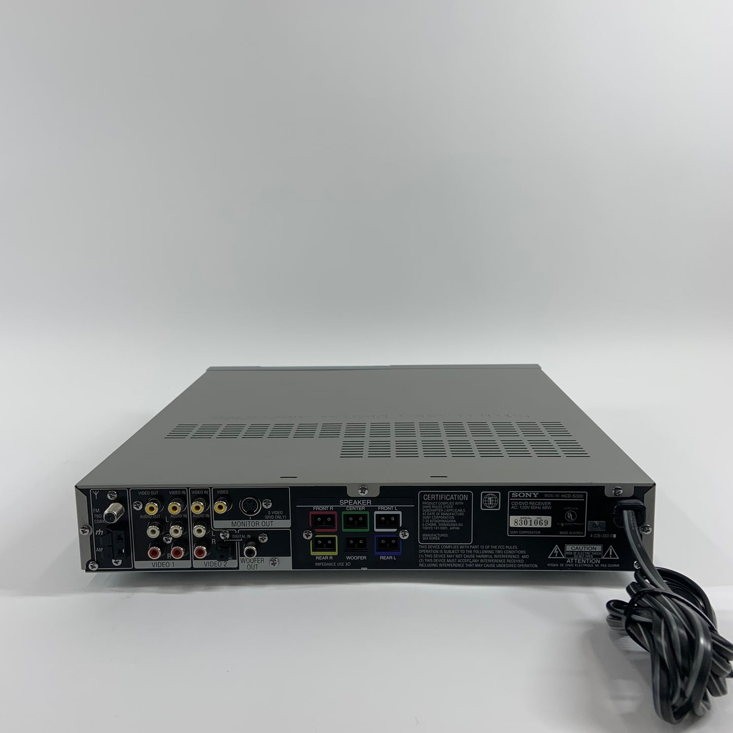 Sony HCD-S300 CD/DVD Receiver TESTED