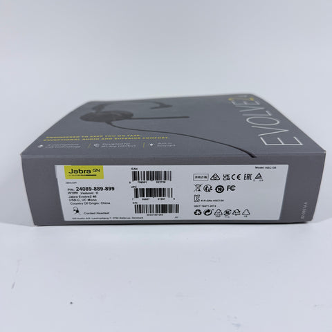 New Jabra GN Evolve2 40 Wired Headset