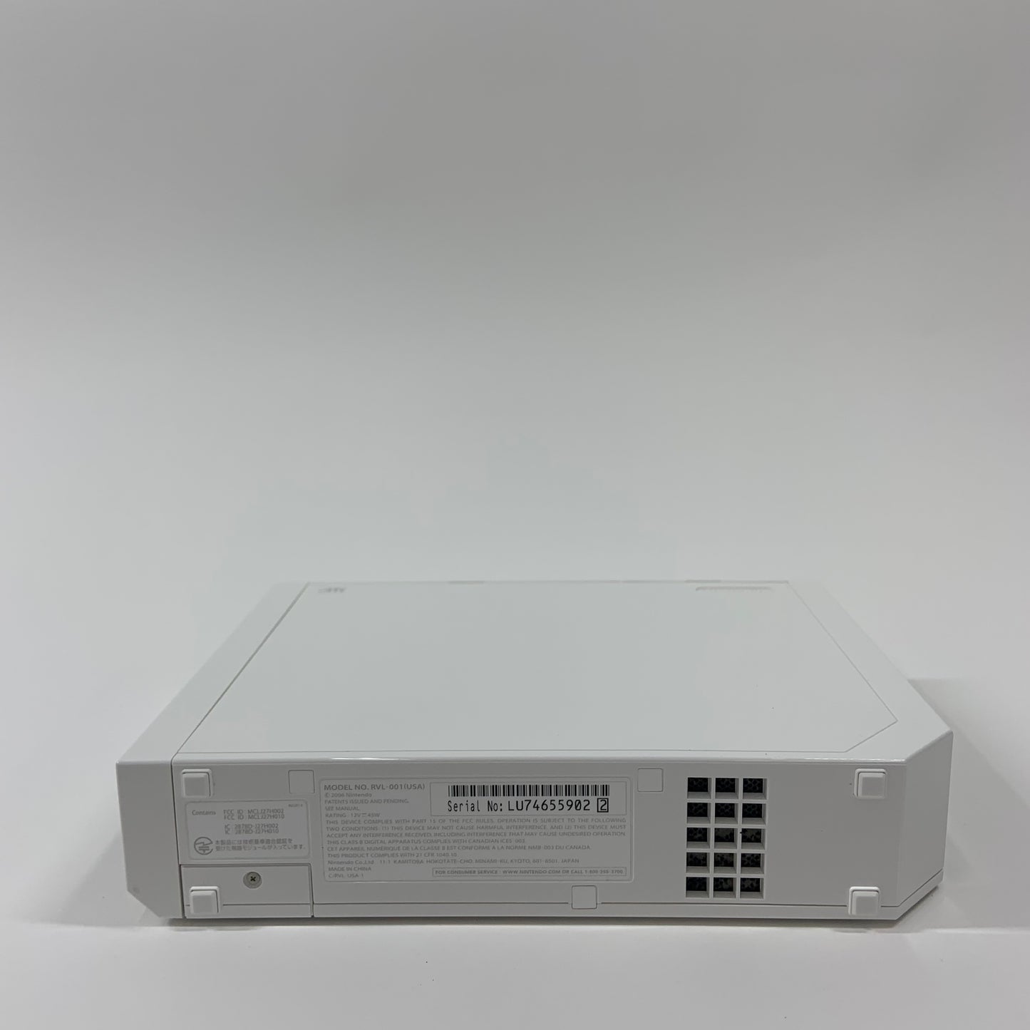 Nintendo Wii Video Game Console RVL-001 White BUNDLE