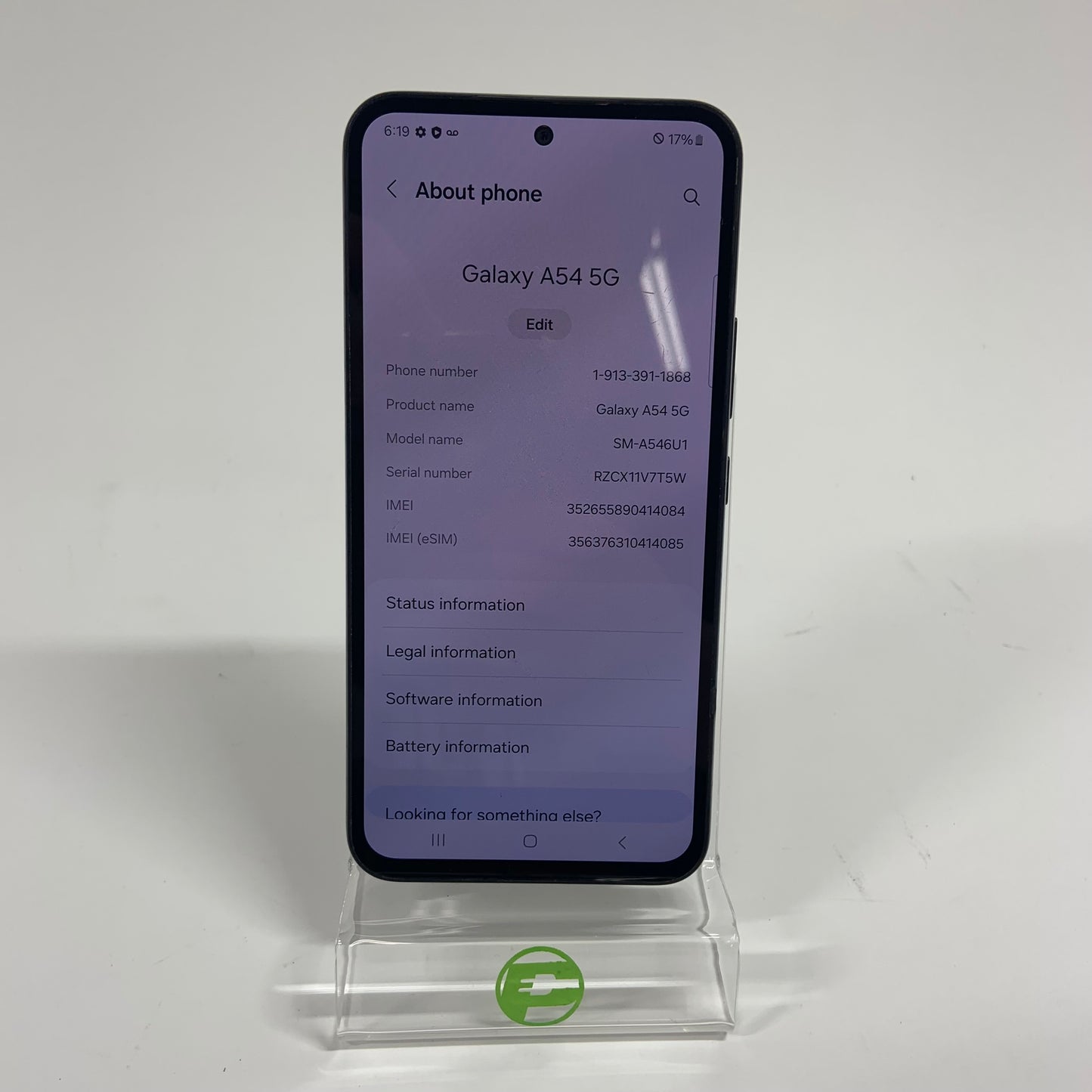 Unlocked Samsung Galaxy A54 5G 6GB RAM 128GB SM-A546U1 Black