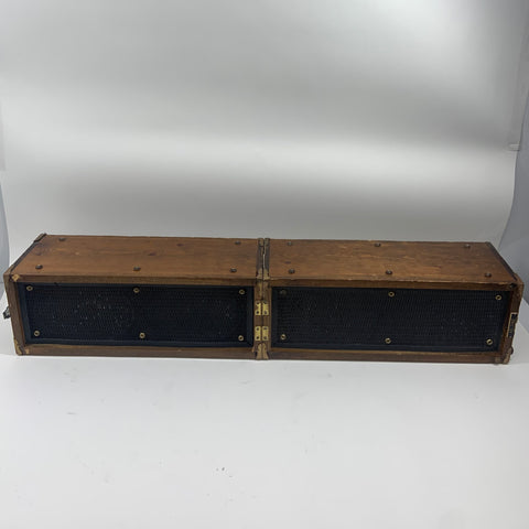 Keltone 1984 “Double” Folding PA Square Dance Speakers Wood Ultra-Rare