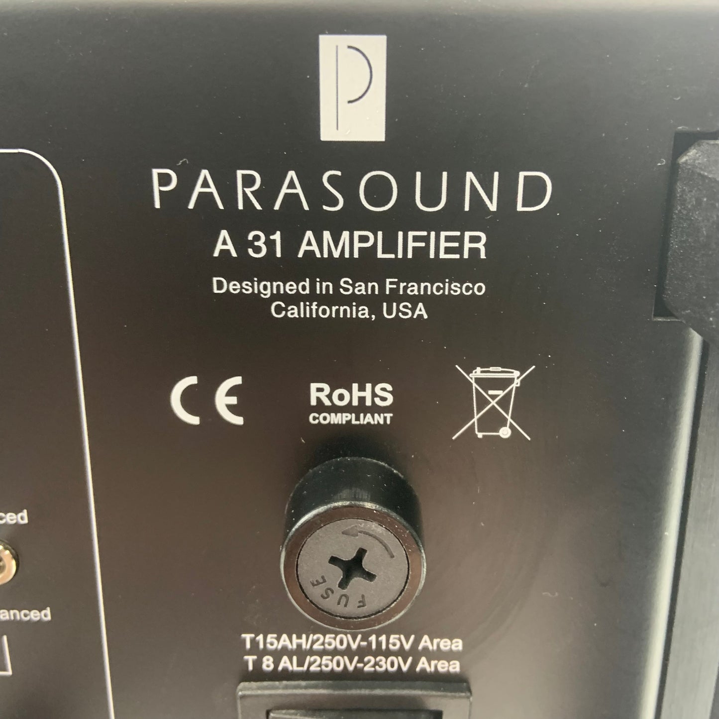 Parasound HALO A31 3-Channel Power Amplifier 250W 8 Ohm XLR RCA FULLY FUNCTIONAL