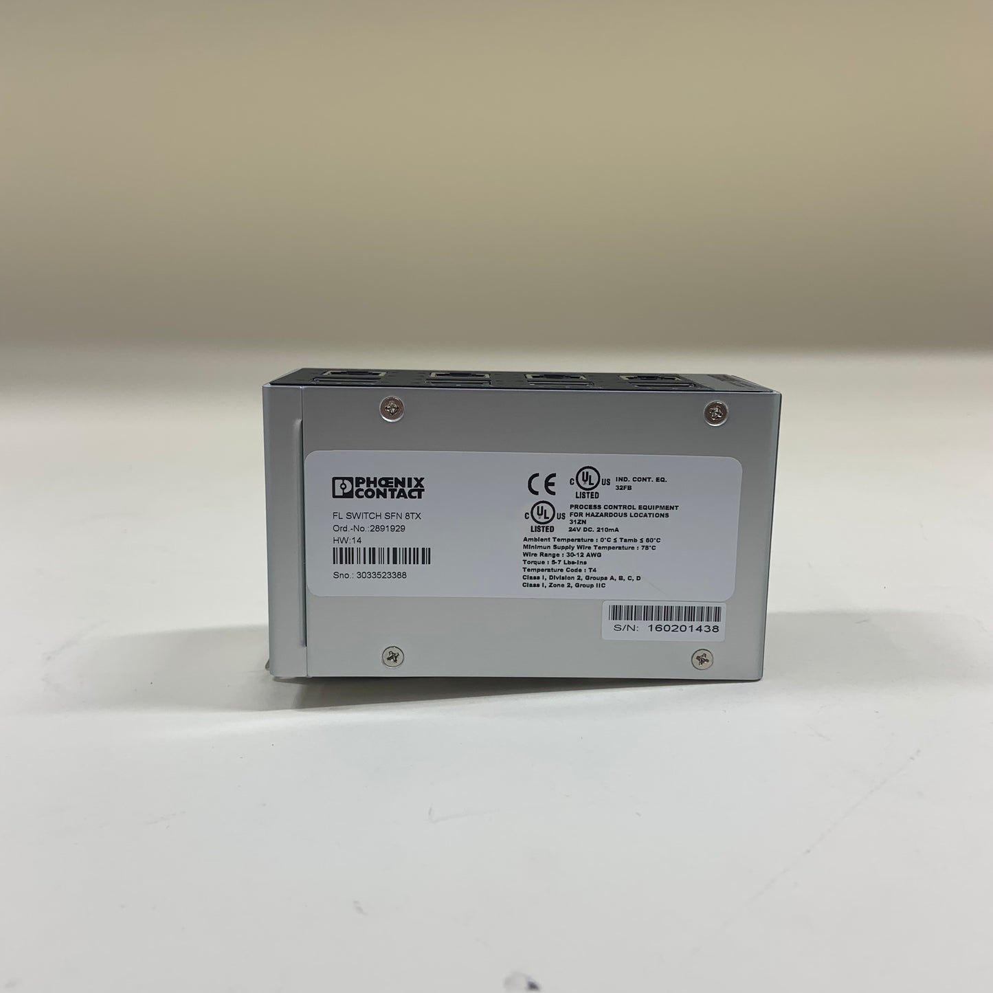 Phoenix Contact FL Switch 8-Port Network Switch SFN 8TX