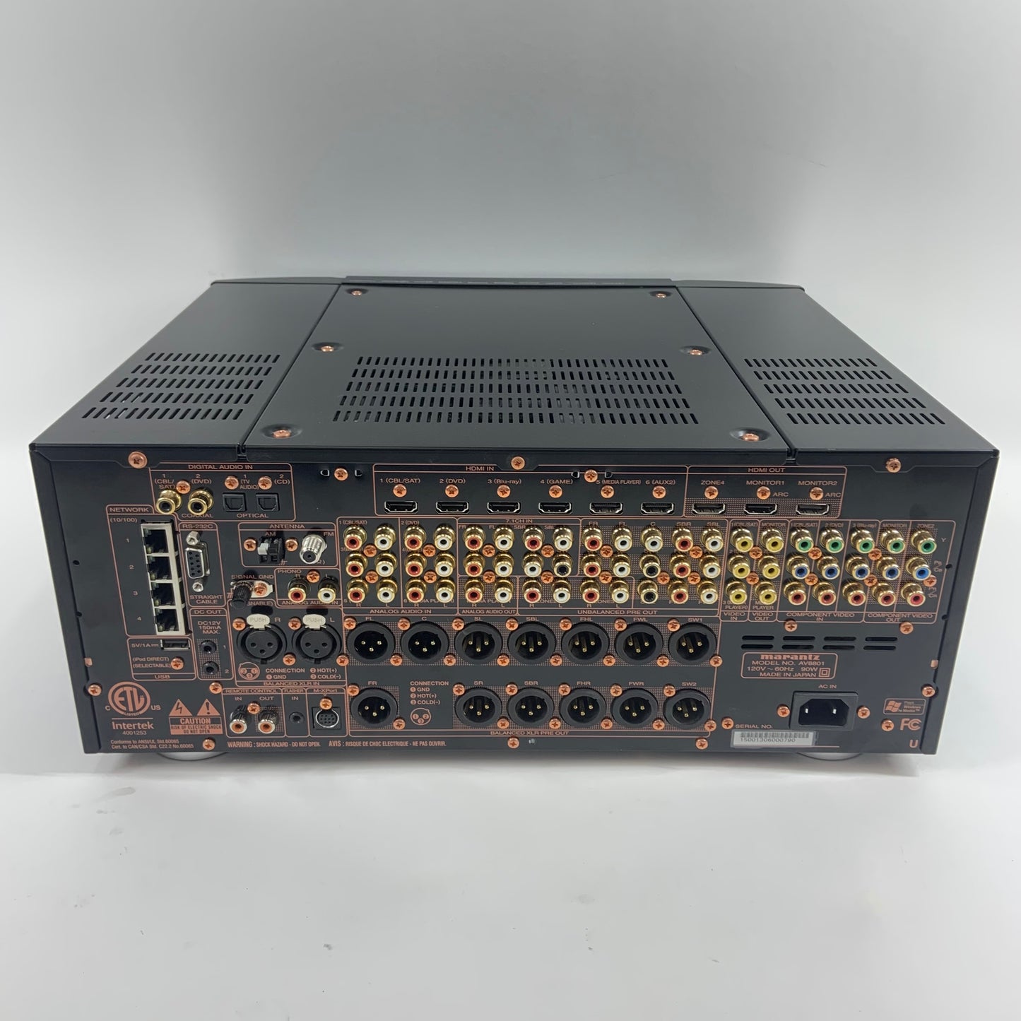 Marantz AV8801 11.2 Channel Home Theater Preamplifier/Processor FULLY FUNCTIONAL