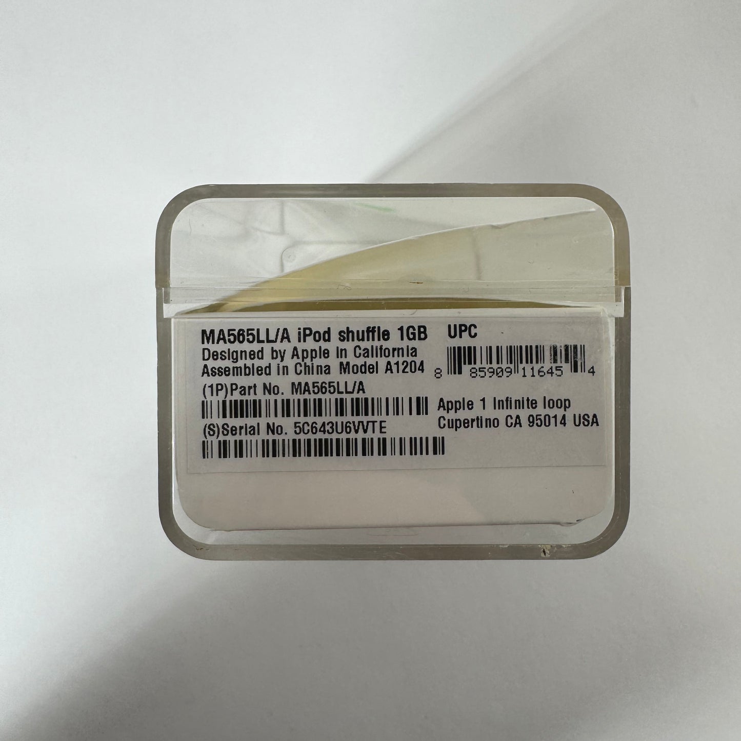 Apple iPod Shuffle 2nd Gen 1GB Silver A1204