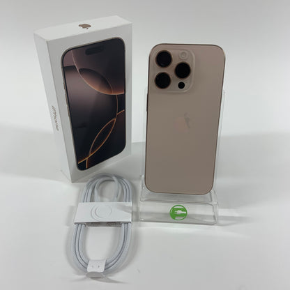 Unlocked Apple iPhone 16 Pro 128GB Desert Titanium MINT MYMC3LL/A