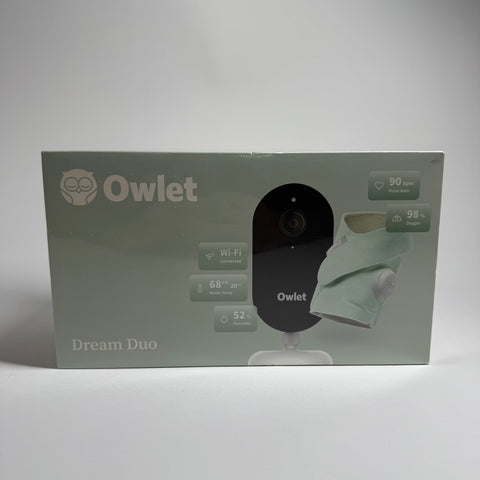 New Owlet Dream Duo Gen 3 Smart Sock + Baby Monitor