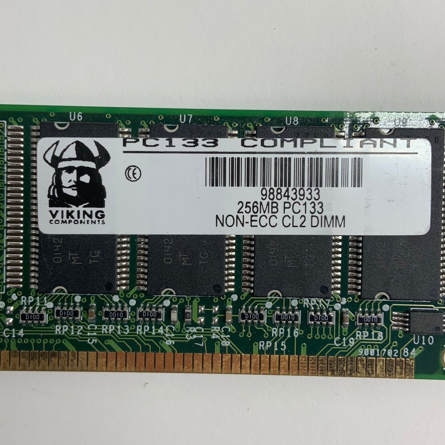 Lot of Viking NON-ECC CL2 DIMM 1GB (4x256MB) SDRAM 133MHz