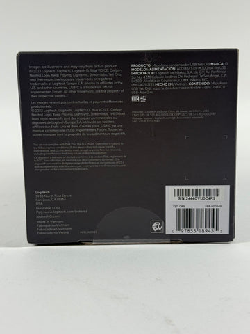 Logitech Yeti Orb Condenser RGB Gaming Mic 988-000549