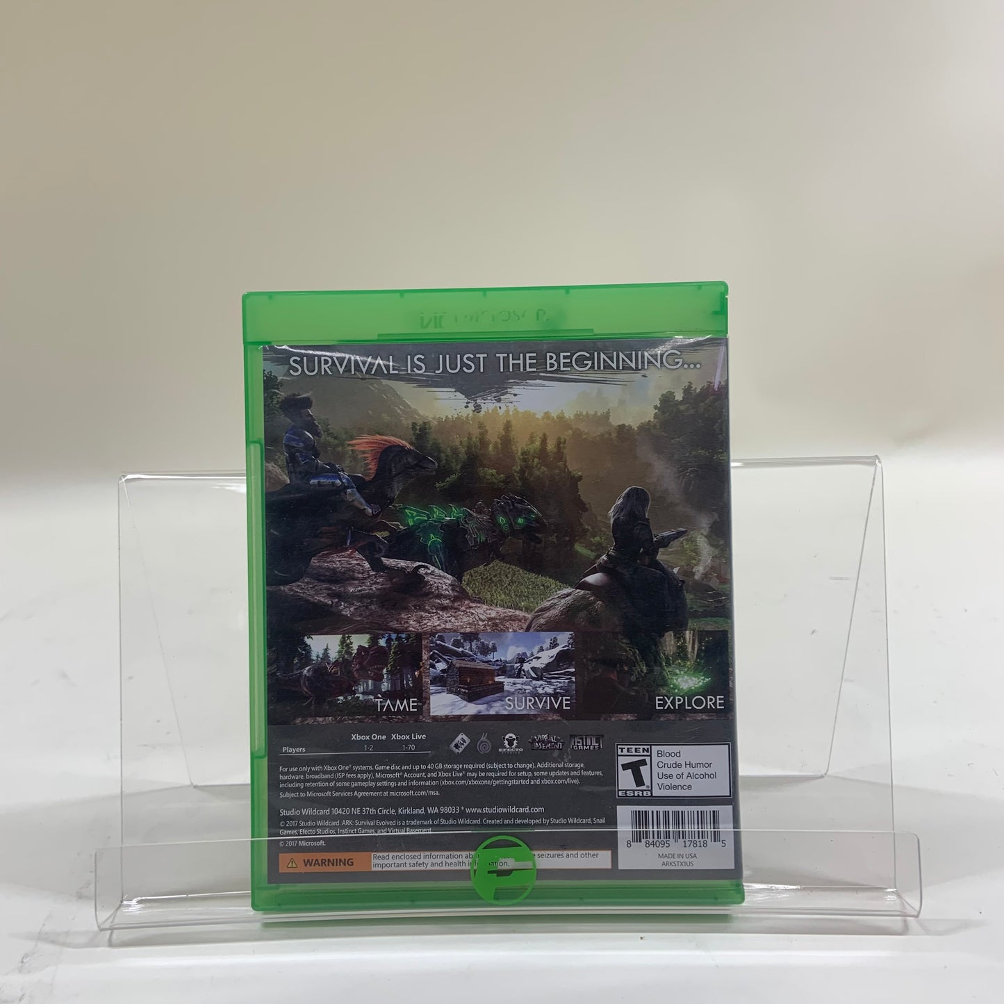 Ark Survival Evolved (Microsoft Xbox One, 2017)