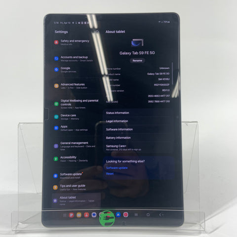 Samsung Galaxy Tab S9 FE 10.9" 128GB Silver SM-X518U