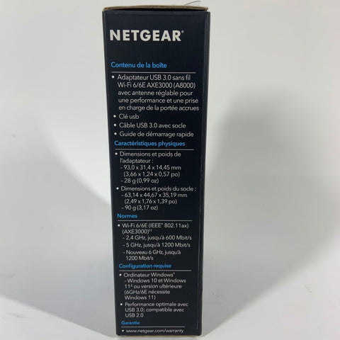 New NETGEAR WIFI USB ADAPTER WiFi 6E A8000 