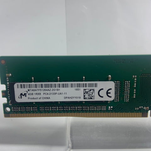 Micron ram 4GB (1×4GB) RAM DDR4 2133MHz PC4-2133P-UA1-11