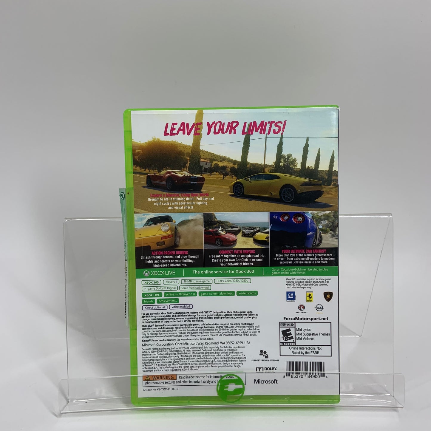 Forza Horizon 2 (Microsoft Xbox 360, 2014)