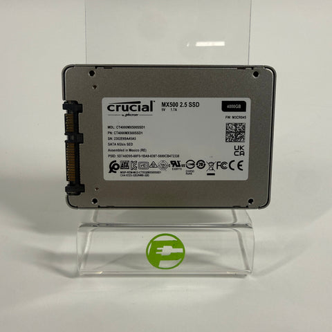 Crucial 2.5" MX500 SSD 4TB SATA III 6Gbps SSD CT4000MX500SSD1 Solid State Drive