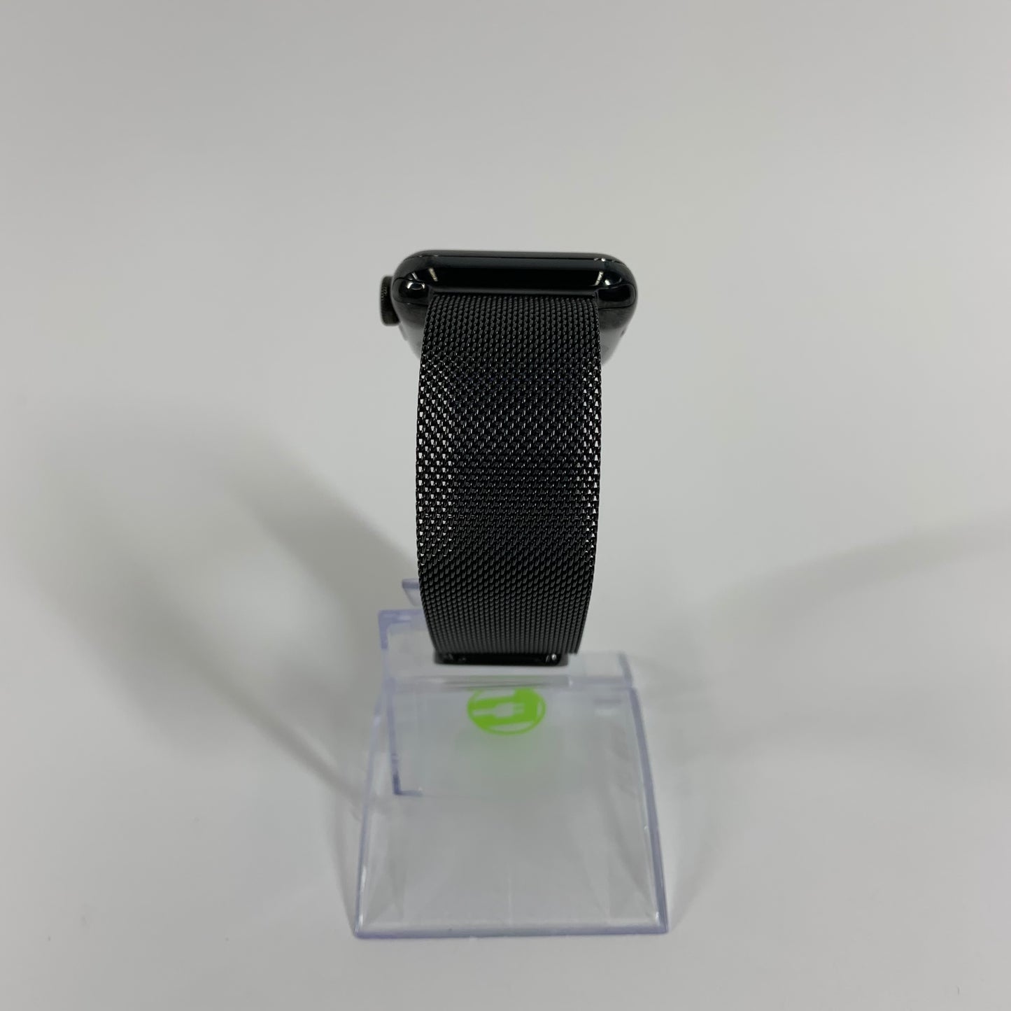 Unlocked Apple Watch Series 3 42MM Black Stainless Steel Milanese Loop A1861