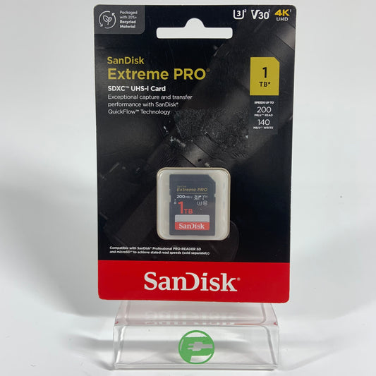 New SanDisk UHS-1 CARD Extreme PRO SDXC Card 1TB SDXC SDSDXXD-1T00-ANCIN