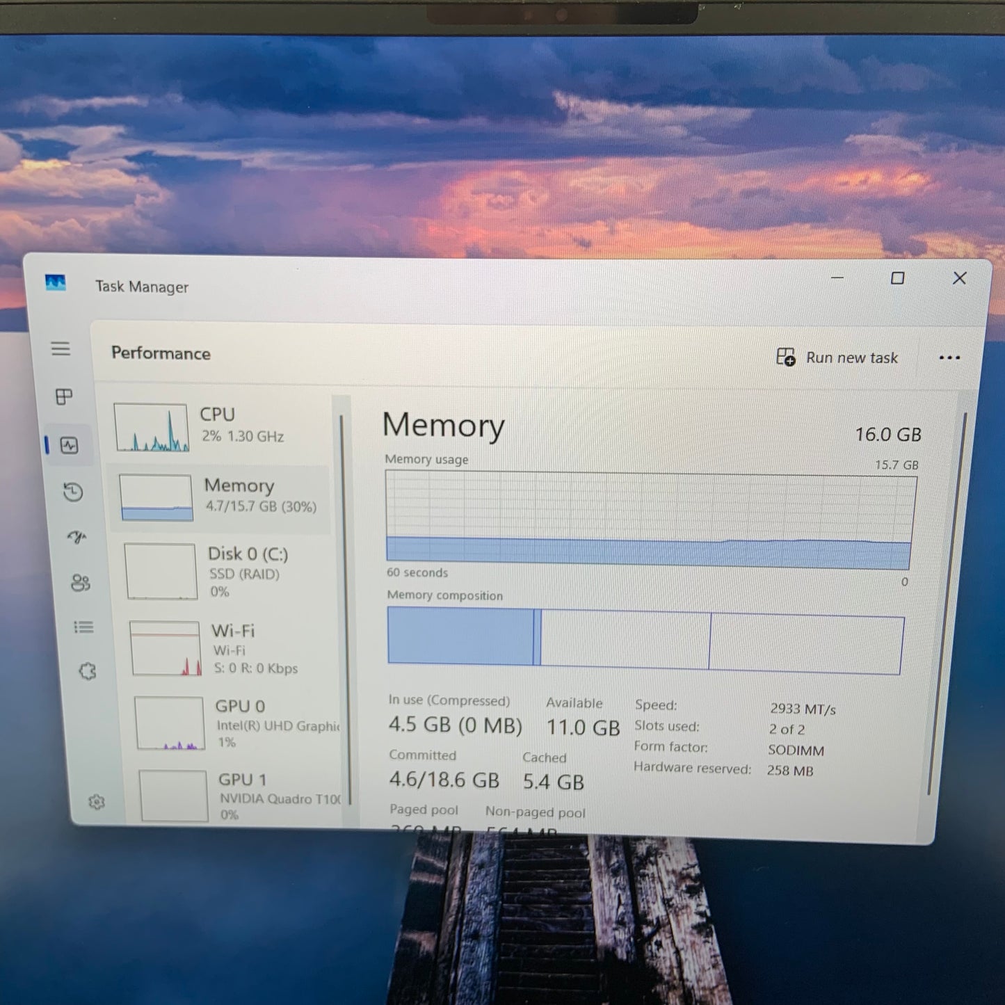 Dell Precision 5550 15.6" i5-10400H 2.6GHz 16GB RAM 512GB SSD Quadro T1000