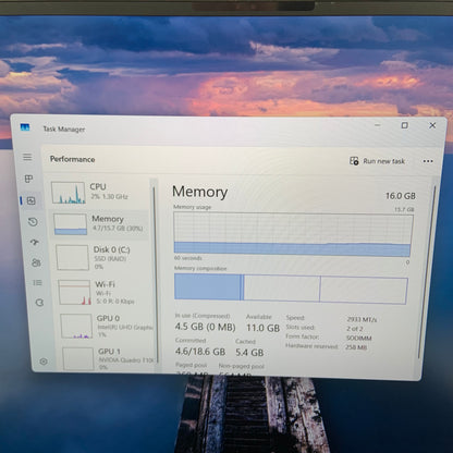 Dell Precision 5550 15.6" i5-10400H 2.6GHz 16GB RAM 512GB SSD Quadro T1000