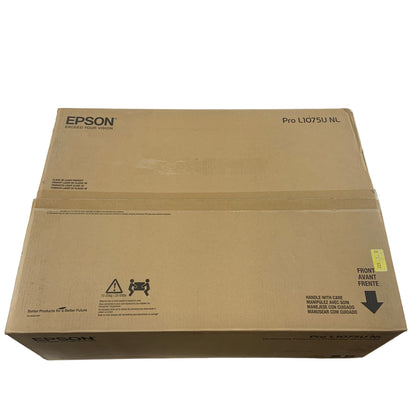 New Epson Pro L1075UNL WUXGA 3LCD Laser Venue Projector with 4K Enhancement