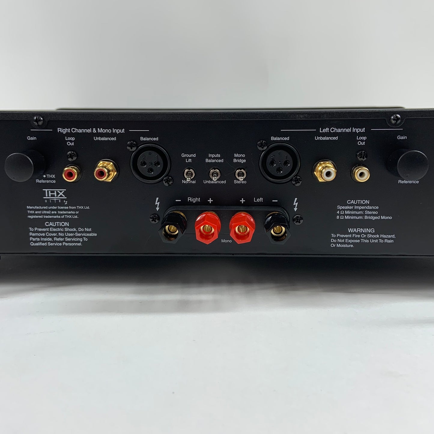 Parasound HALO A23 Stereo Power Amplifier 125W 8 Ohm XLR RCA ORIGINAL BOX TESTED
