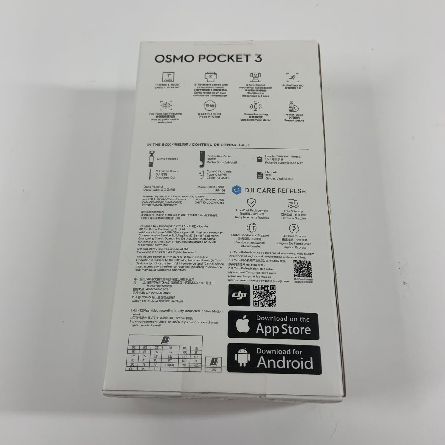 DJI OSMO Pocket 3 9.4MP 4K Action Camera