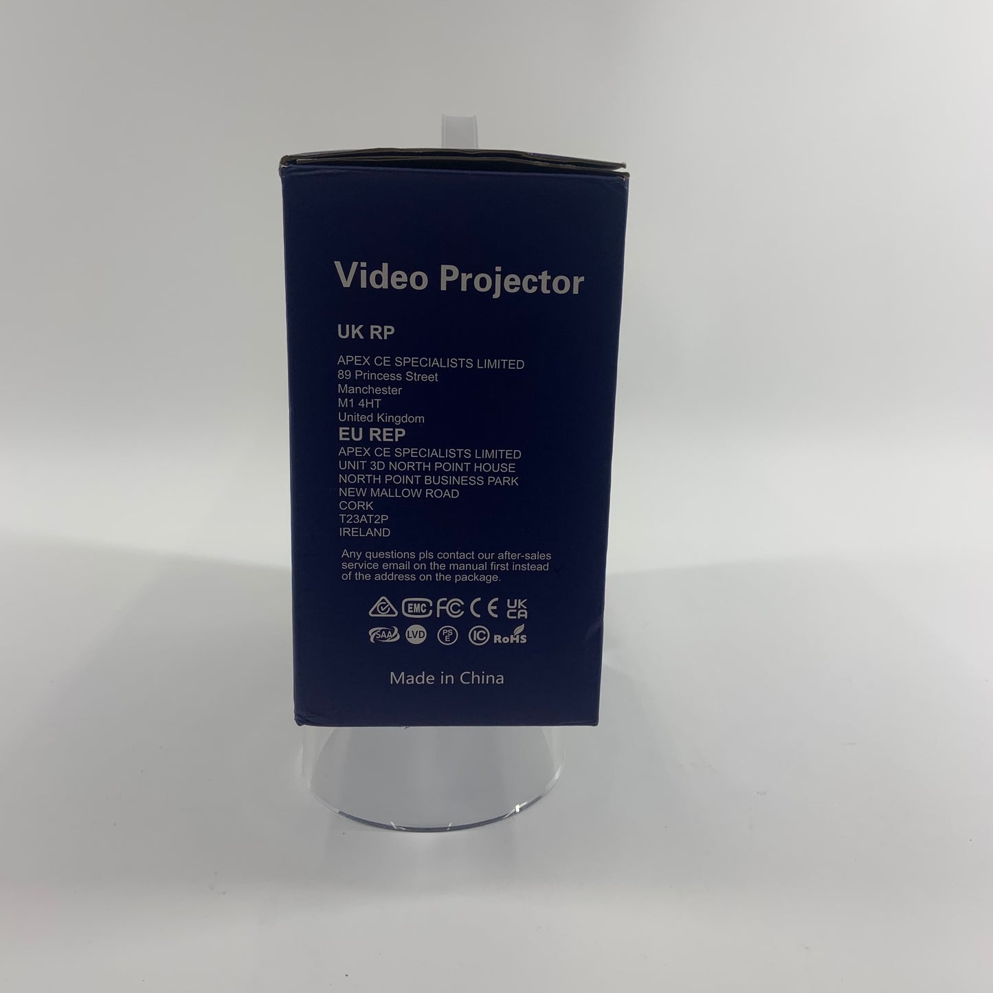 XuanPad M8-F 1920 x 1080 2,400 Lummens LED Projector M8-F