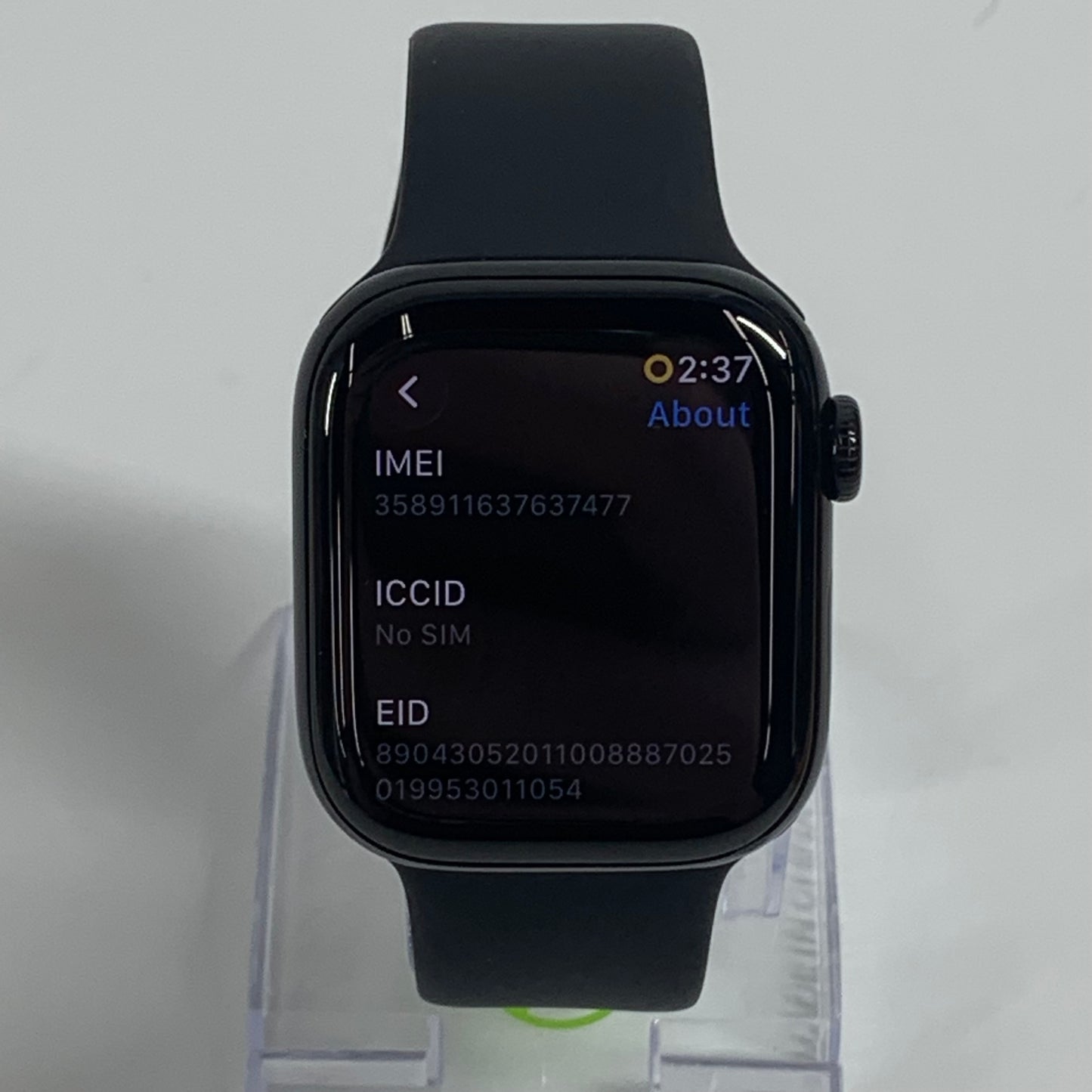 Unlocked Apple Watch Series 11 42MM Jet Black Aluminum Black Sport Band WARRANTY