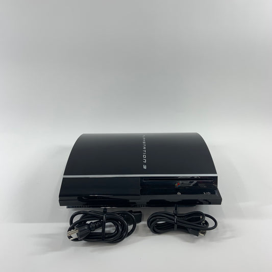 Sony PlayStation 3 Fat PS3 80GB Black Fully Backwards Compatible 4 PORT USB