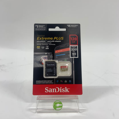 New SanDisk Extreme Plus Micro SD Card 128GB 200Mb/s