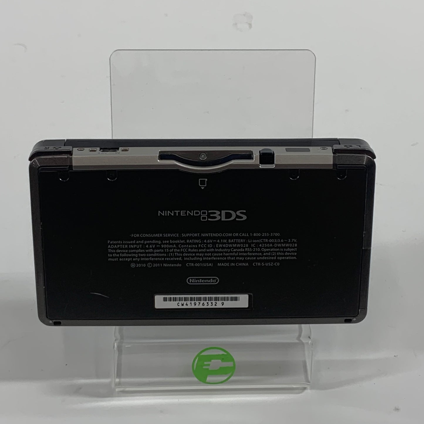 Nintendo 3DS Handheld Game Console CTR-001 Cosmo Black