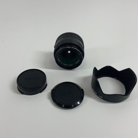 Canon FD 28mm f/2.8 Wide Angle Lens TESTED