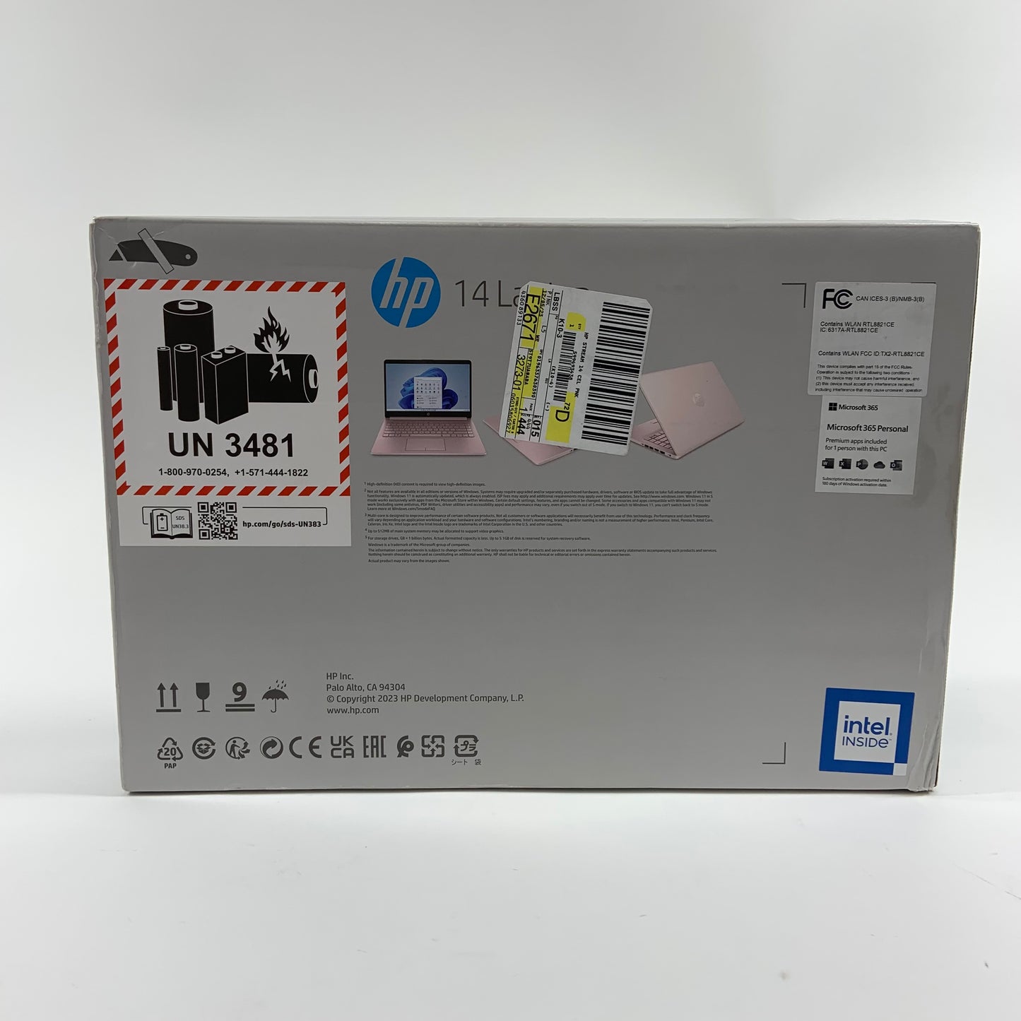 New HP Laptop 14-cf2112wm 14" Celeron N4120 4GB RAM 64GB SSD