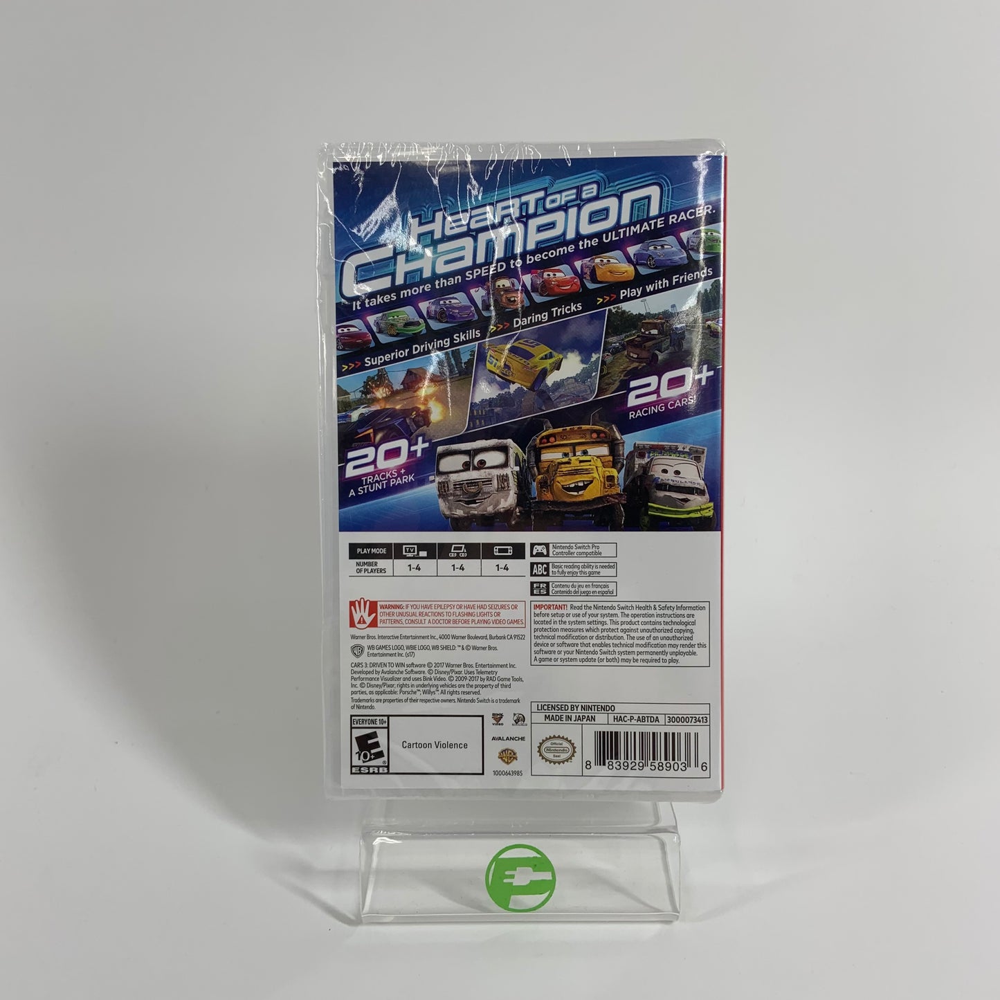 New Cars 3 Driven to Win (Nintendo Switch, 2017)