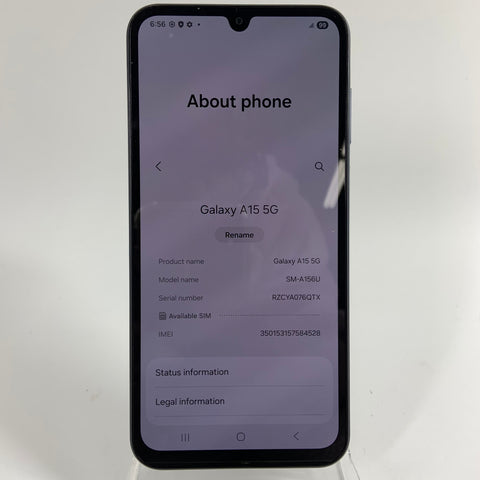 T-Mobile Samsung Galaxy A15 4GB RAM 64GB SM-A156U Aura Blue