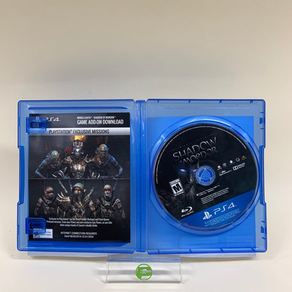 Middle of Earth Shadow of Mordor (Sony PlayStation 4 PS4, 2014)