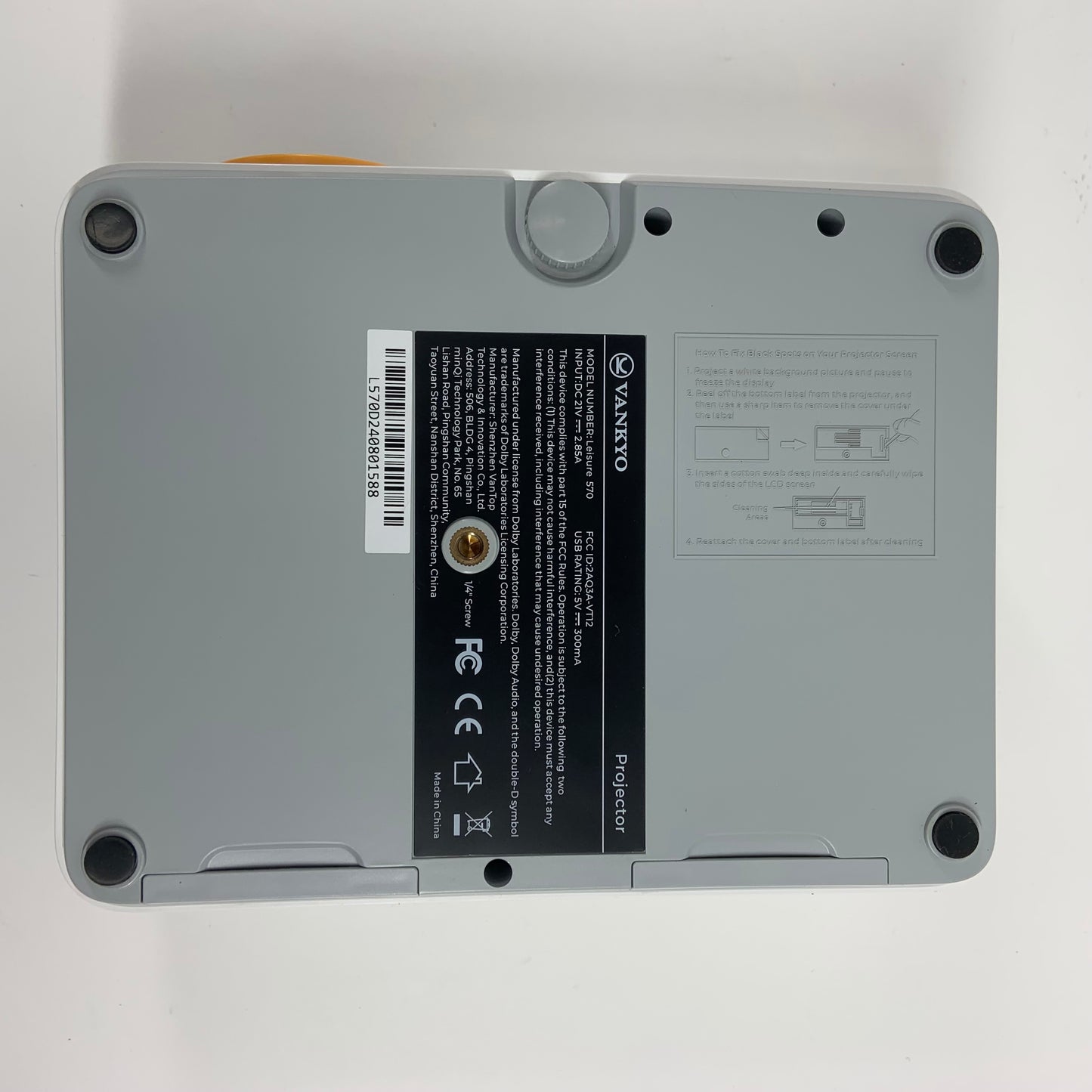 Vankyo Leisure 570D 1920 x 1080 200 Lumens Smart Portable Projector