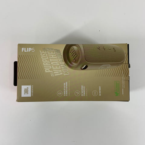 New Open Box JBL Flip 5 Portable Bluetooth Party Speaker Black 