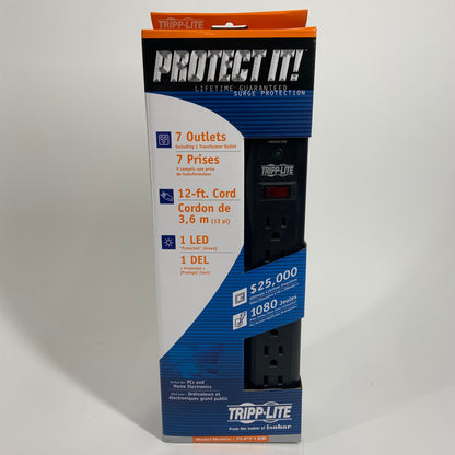 LOT of 20x New Tripp Lite Surge Protector TLP712B 1080-Joule LIFETIME WARRANTY