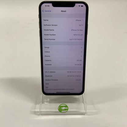 Unlocked Apple iPhone XS Max 64GB 14.7.1 GOLD MT672LL/A