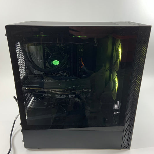 Liquid Cooled AMD Ryzen 7 3700X 16GB RAM 500GB SSD RTX 2070 Super Gaming PC