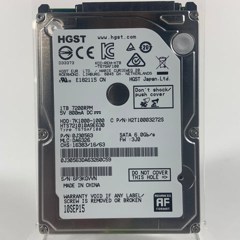 HGST 2230mm 1TB 1TB eSATA III 6Gbps SSD 0J30563