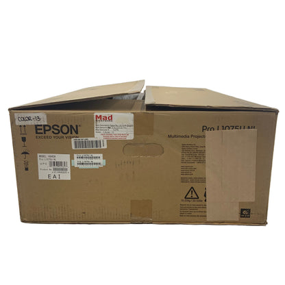 New Epson Pro L1075UNL WUXGA 3LCD Laser Venue Projector with 4K Enhancement