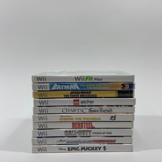 Lot of 10 Nintendo Wii Games